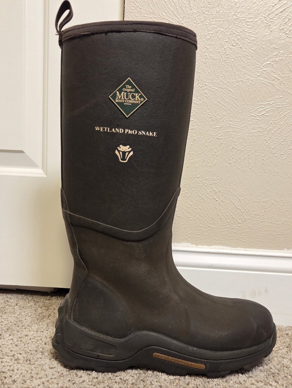 The Original MUCK Boot Wetland Pro Snake Waterproof Chore Rain Mud Unisex 9 / 10